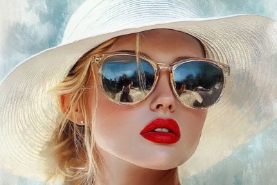 چگونه عینک آفتابی انتخاب کنیم که بینی کوچک‌تر به نظر برسد