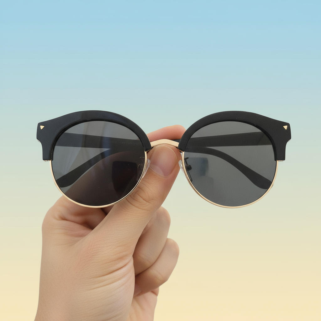 عینک-آفتابی-کلاب-مستر-طلایی-مشکی