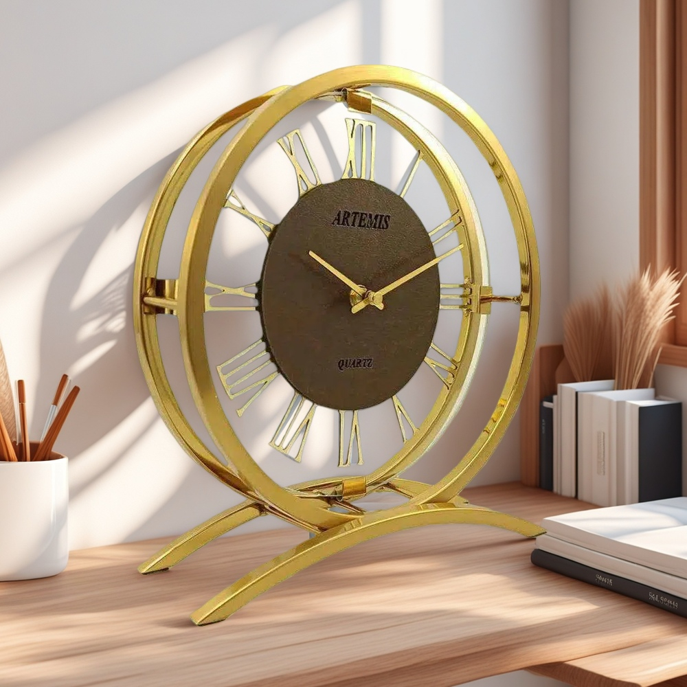 ساعت-رومیزی-آرتمیس-مدل-30250-گلد-طلایی