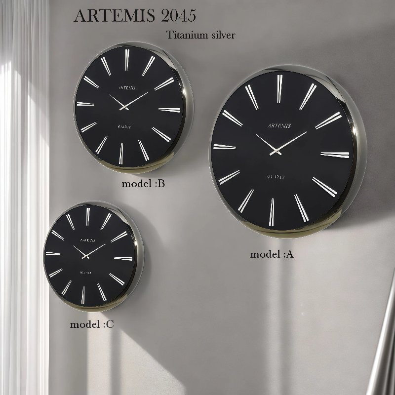 ساعت-دیواری-آرتمیس-مدل-2045-تیتان-سیلور-سایز-A