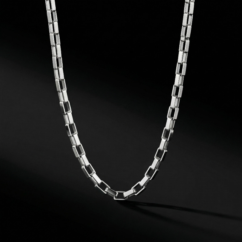 زنجیر-استیل-آجری-درشت-مردانه