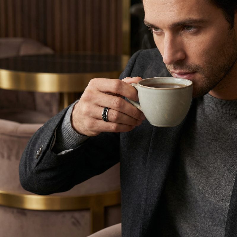 انگشتر-استیل-مردانه-کارتیر-مشکی