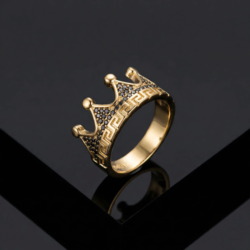 انگشتر-طلاروس-زنانه-تاج