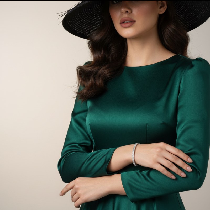 دستبند-استیل-زنانه-نگینی-مجلسی