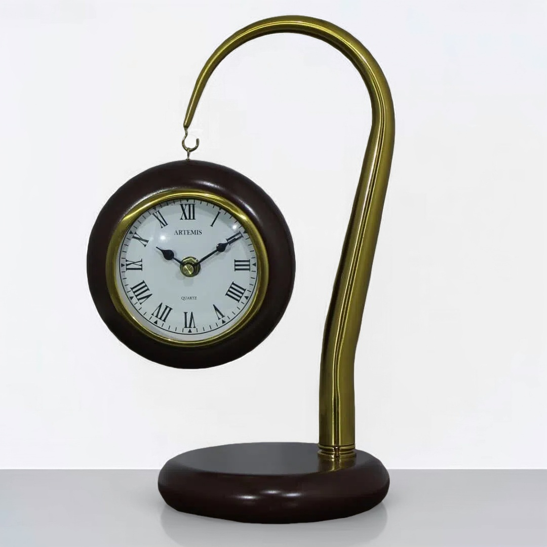 ساعت رومیزی آرتمیس مدل 1010 قهوه ای تیره