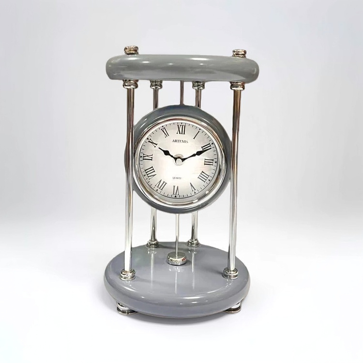 ساعت رومیزی پاندول دار آرتمیس مدل 1025 طوسی