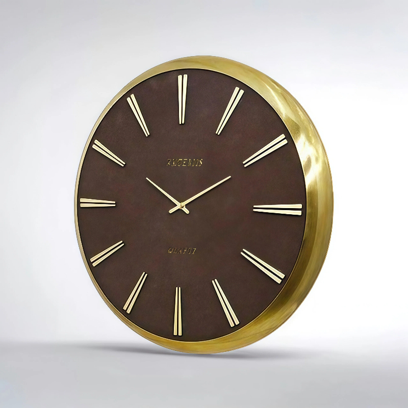 ساعت دیواری آرتمیس مدل 2045 گلد صفحه قهوه ای سایز C