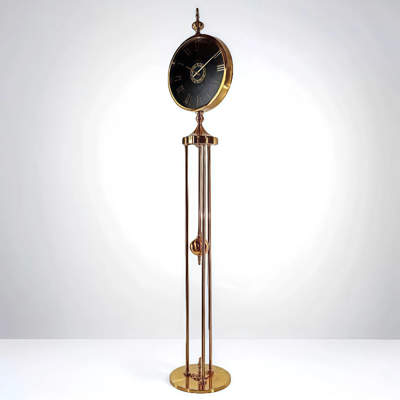 ساعت ایستاده آرتمیس مدل 5015 طلایی صفحه مشکی