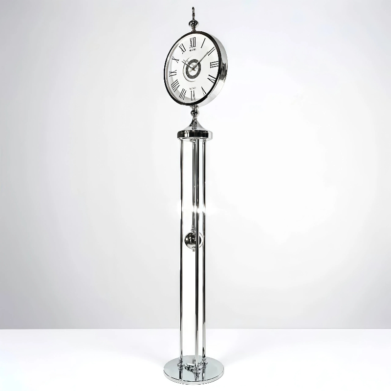 ساعت ایستاده آرتمیس مدل 5015 سیلور صفحه سفید