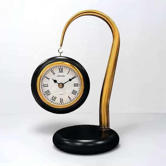 ساعت رومیزی آرتمیس مدل 1010 مشکی طلایی