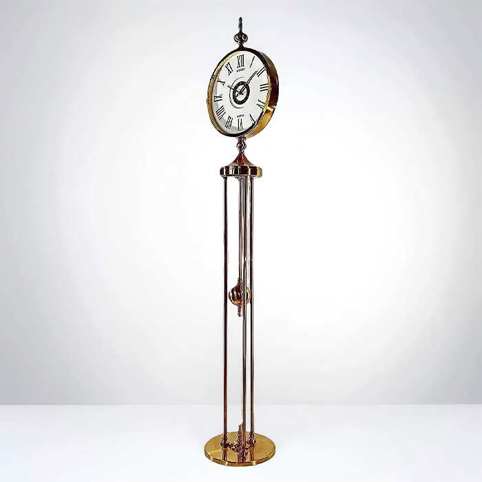 ساعت ایستاده آرتمیس مدل 5015 طلایی صفحه سفید