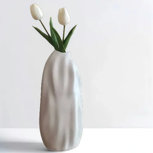 گلدان دفرمه سنگ مصنوعی