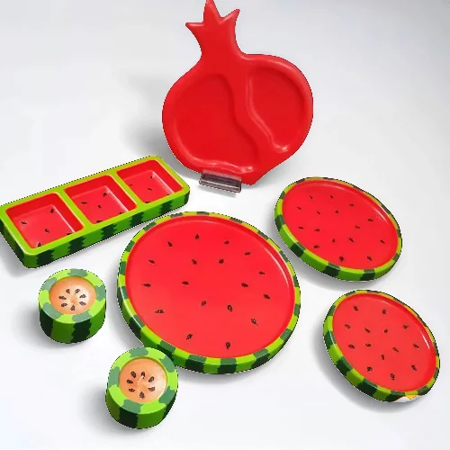 ست پذیرایی یلدایی سنگ مصنوعی