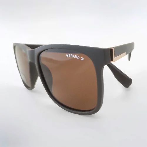 عینک مردانه کلاسیک جرارد قهوه ای پلاریزه