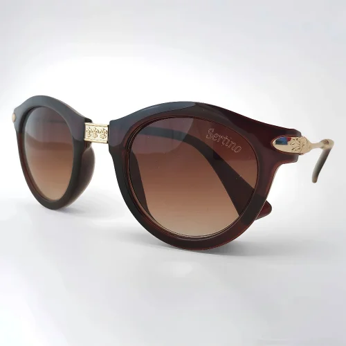 عینک آفتابی زنانه سرتینو قهوه ای