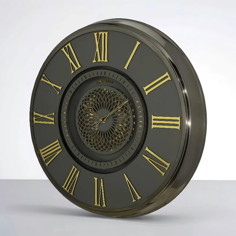 ساعت دیواری آرتمیس مدل 2044 تیتانیوم گلد 