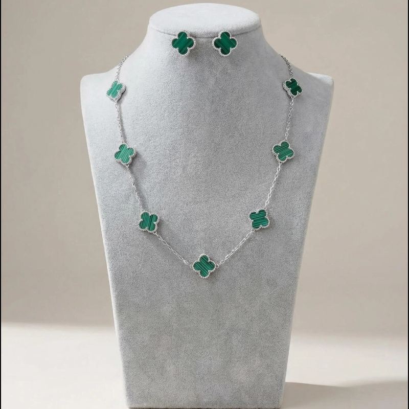 نیم ست ونکلیف رنگ سبز