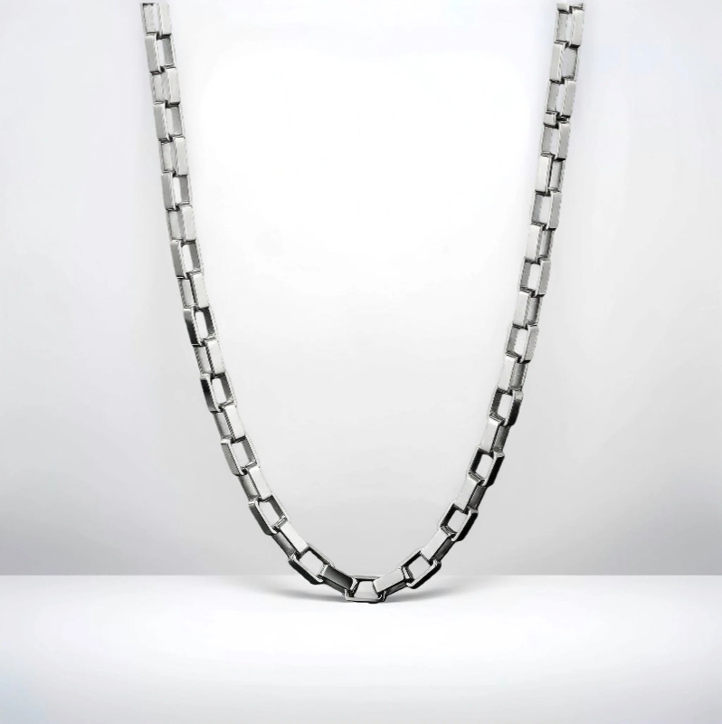 زنجیر استیل آجری درشت مردانه