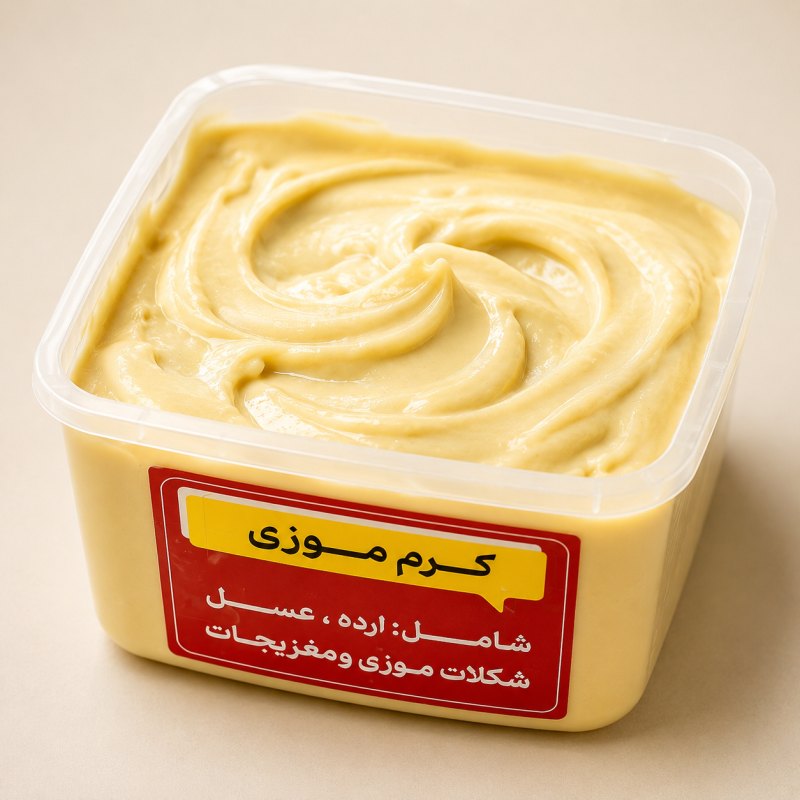 کرم ارده موزی 600 گرم